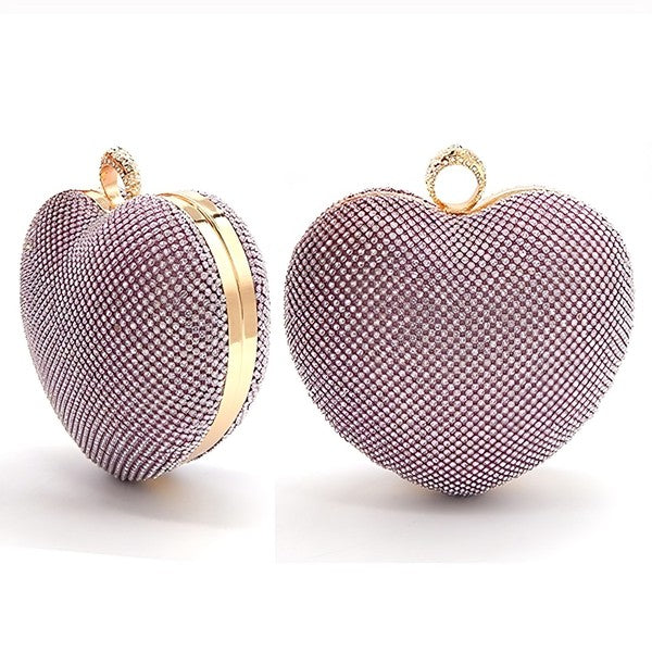 Rhinestone clutch bag