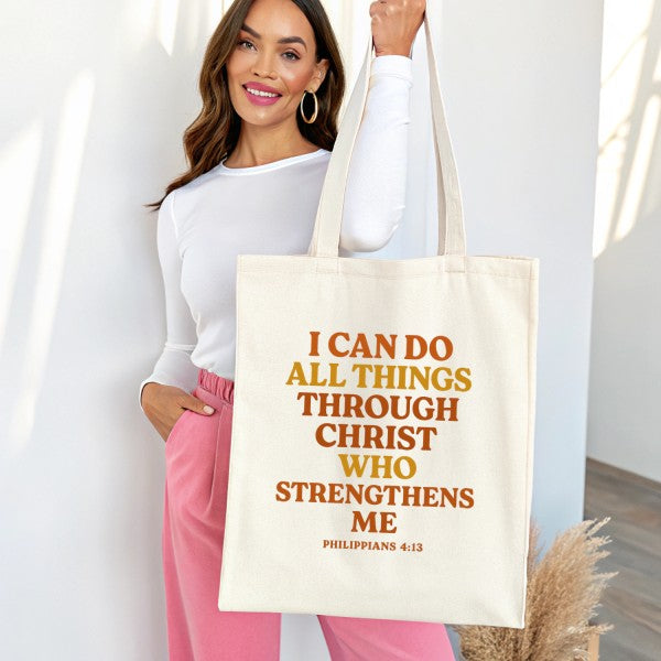 faith tote bag