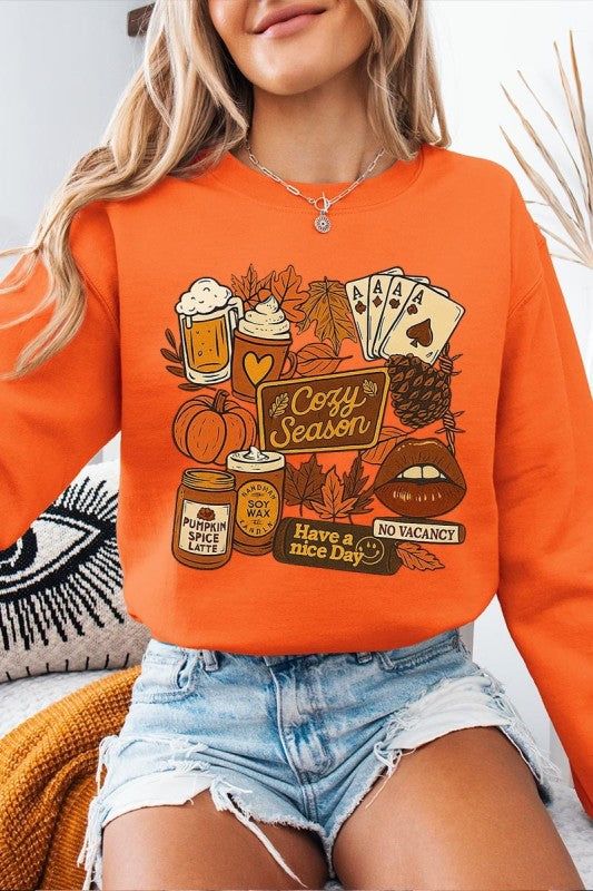 women's Pumpkin season pullover