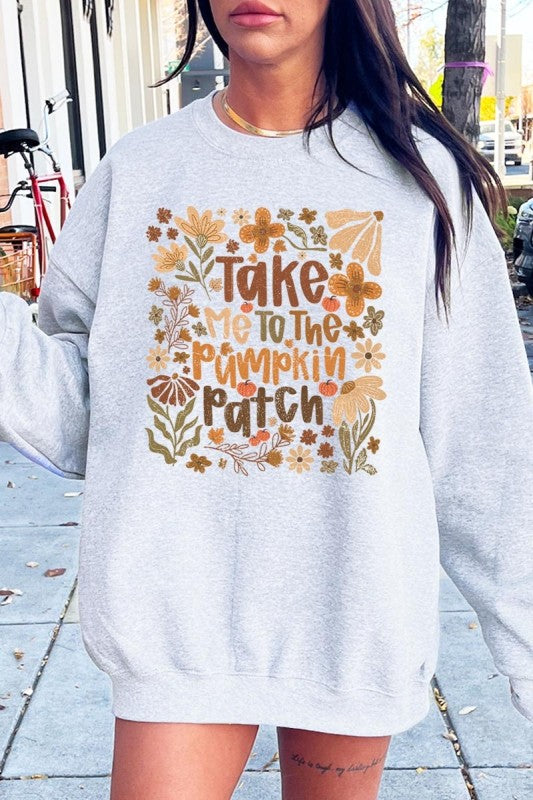 women's Pumpkin patch sweatshirt