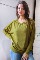 Slouchy Olive Long Sleeve