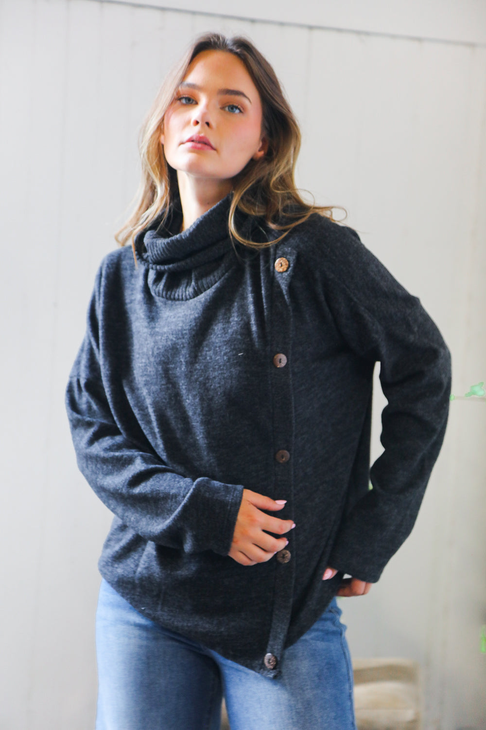 Cowl Neck Pullover