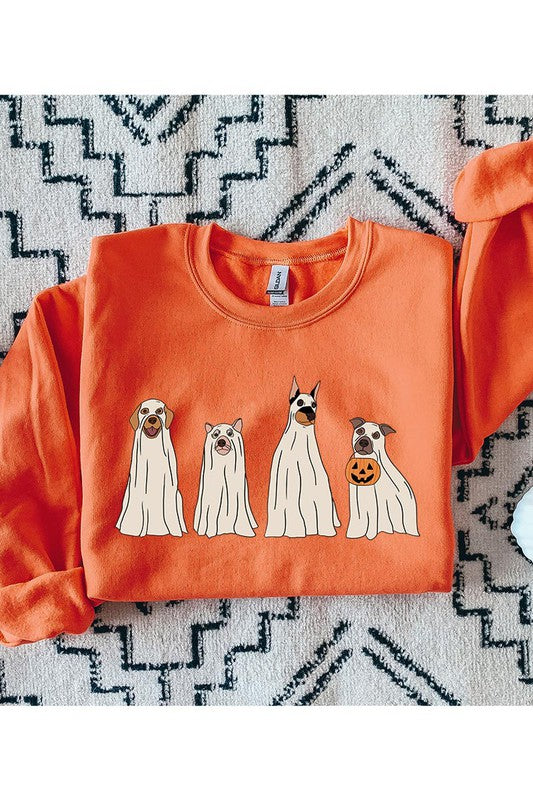 Dog ghost sweatshirt