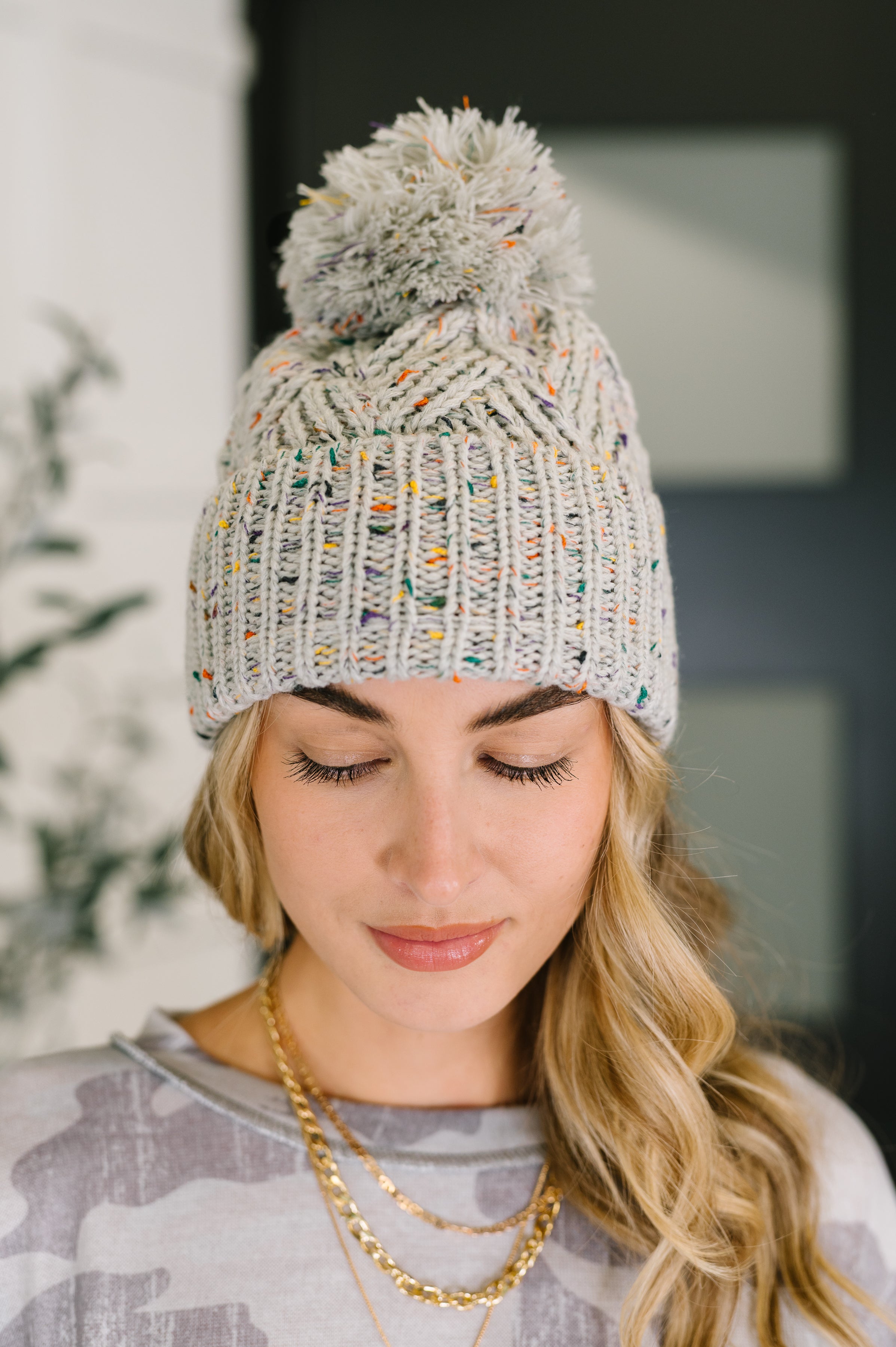 pom pom beanie
