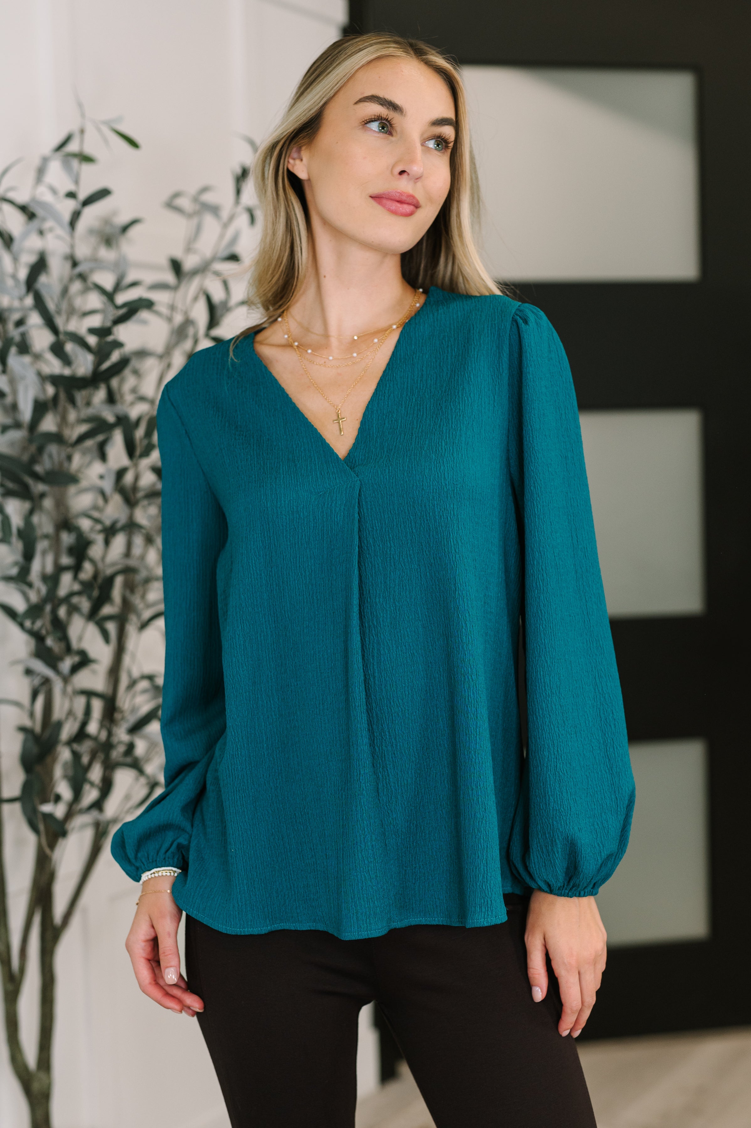V-Neck Blouse