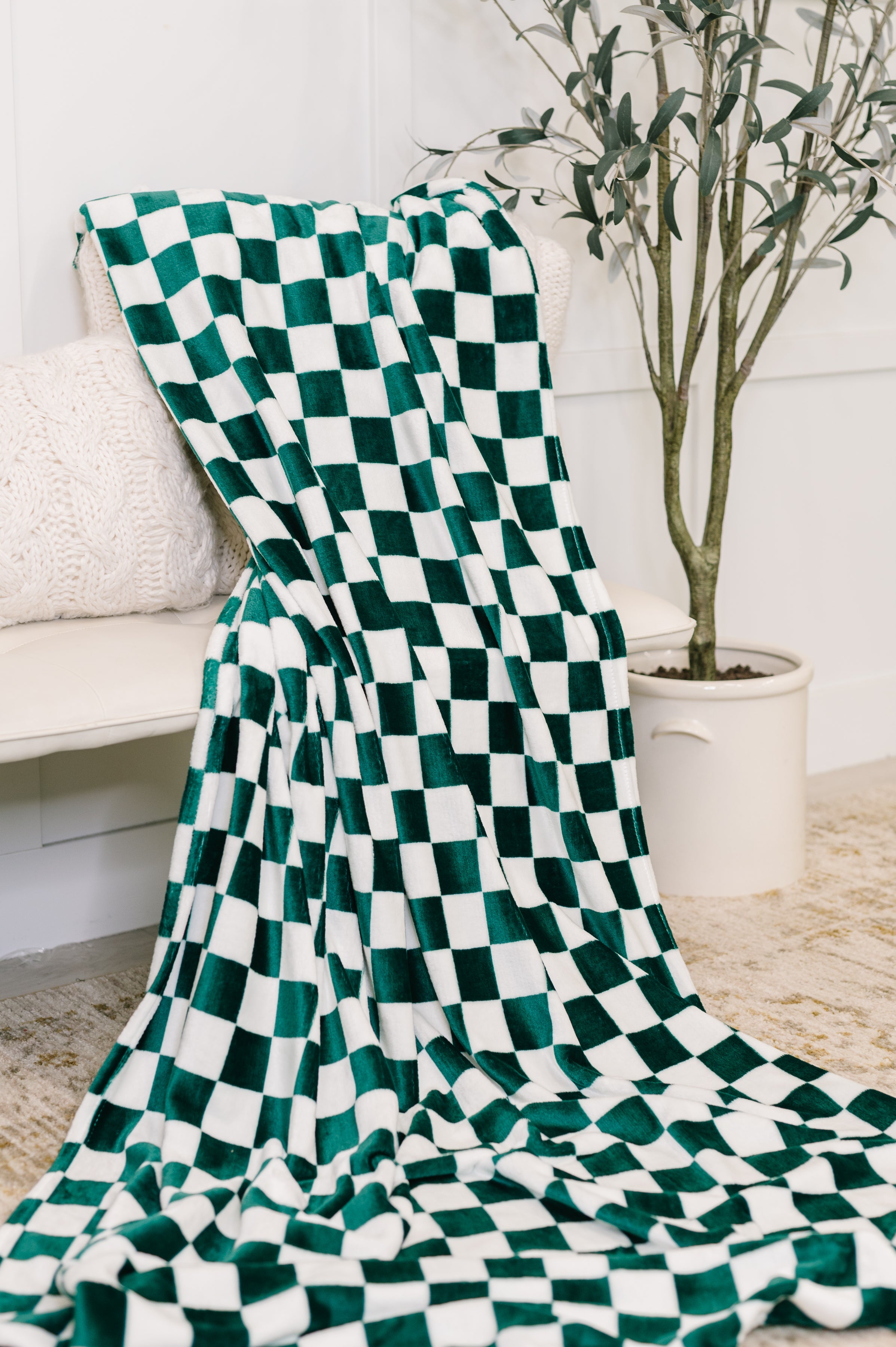 checkered blanket