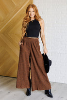 High Rise Wide Leg Pants