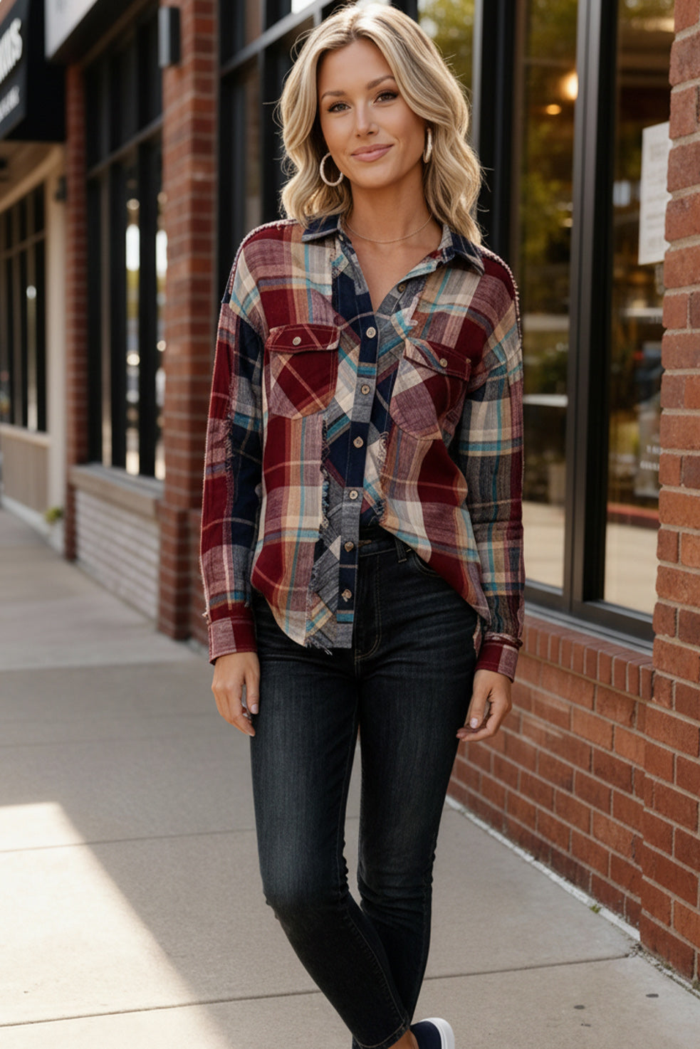 rustic flannel shirt
