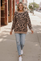 Leopard Jacquard Sweater