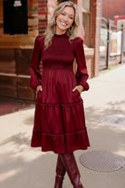 Red Midi Dress