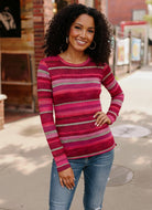 Herringbone Stripe Top