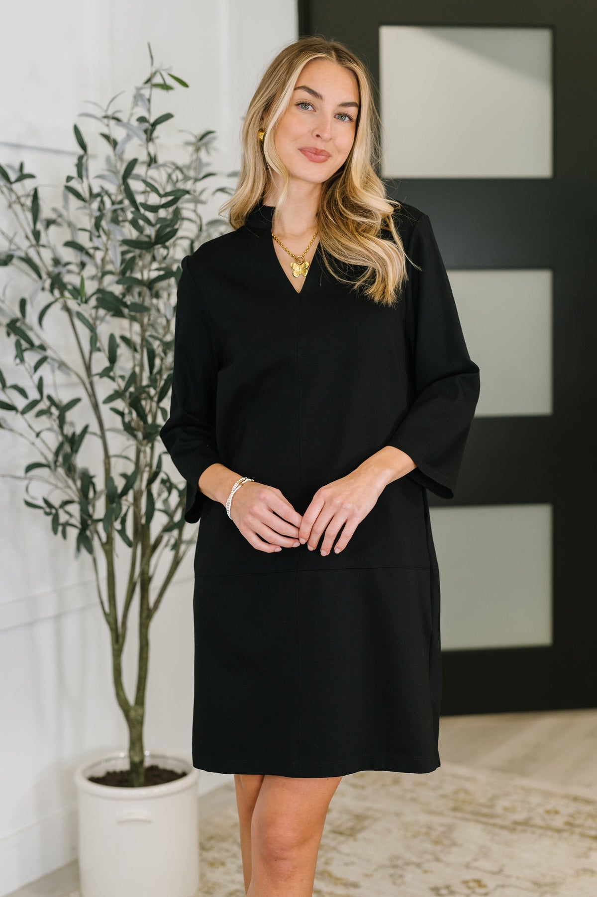Portfolio Quarter Sleeve Dress