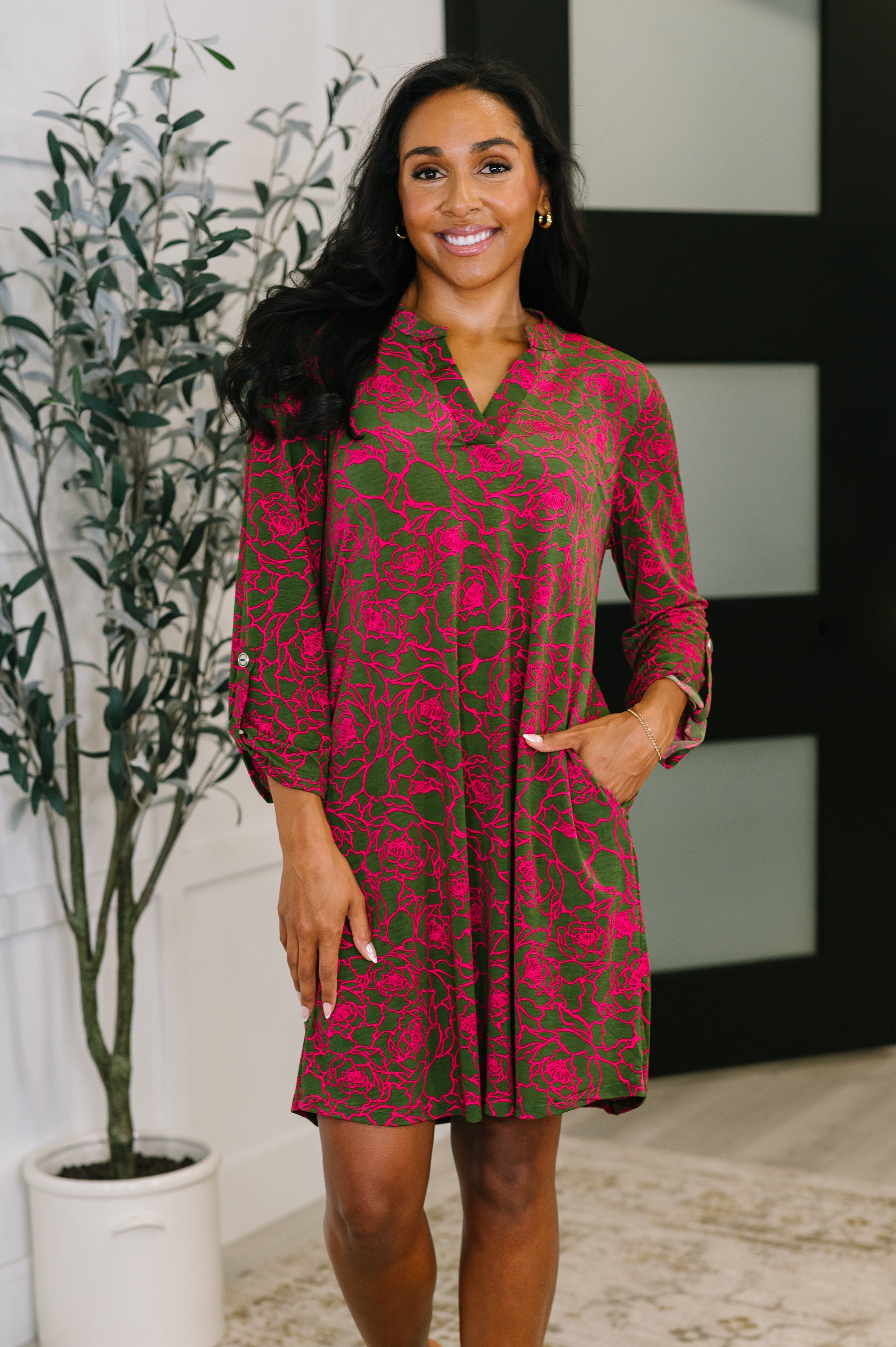 V-Neck Dress