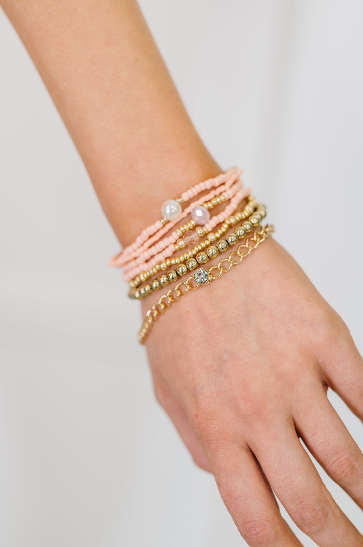 women's beaded bracelet set