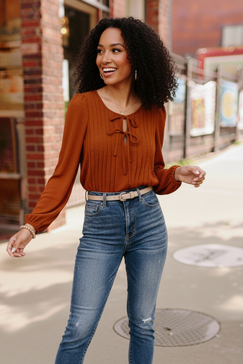 Scoop Neck Blouse