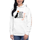 halloween dog womens hoodie