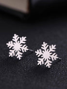 Snowflake Stud Earrings
