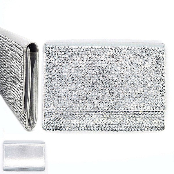 Sparkling Bold Rhinestone Chunky Clutch Bag