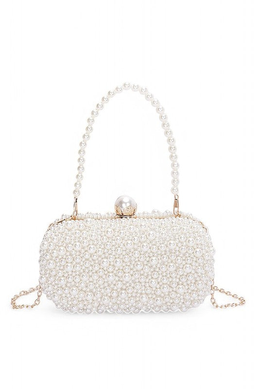 Pearl Beaded Clutch