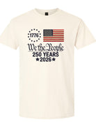Patriotic Graphic Tee, We The People Shirt, America 250th Anniversary, 1776-2026 Clothing, Vintage Americana Style, Semiquincentennial Apparel, Boutique Patriotic Tops, 4th of July Outfit