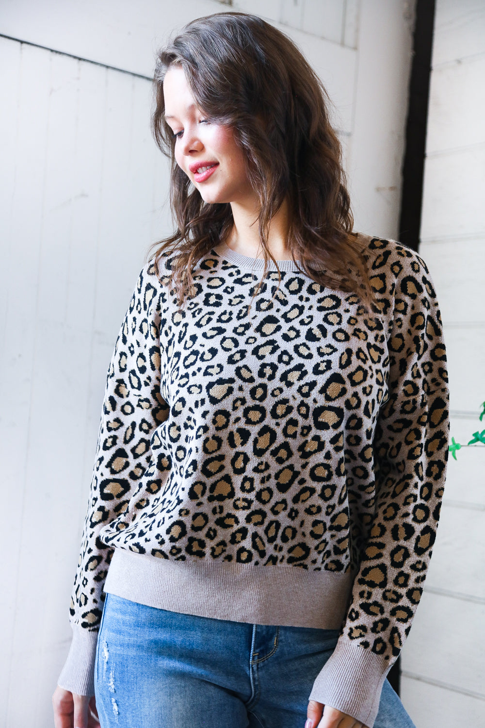 Leopard Print Sweater