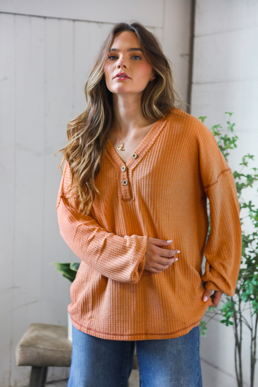 Women's Thermal Henley