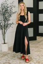maxi dress with side slit