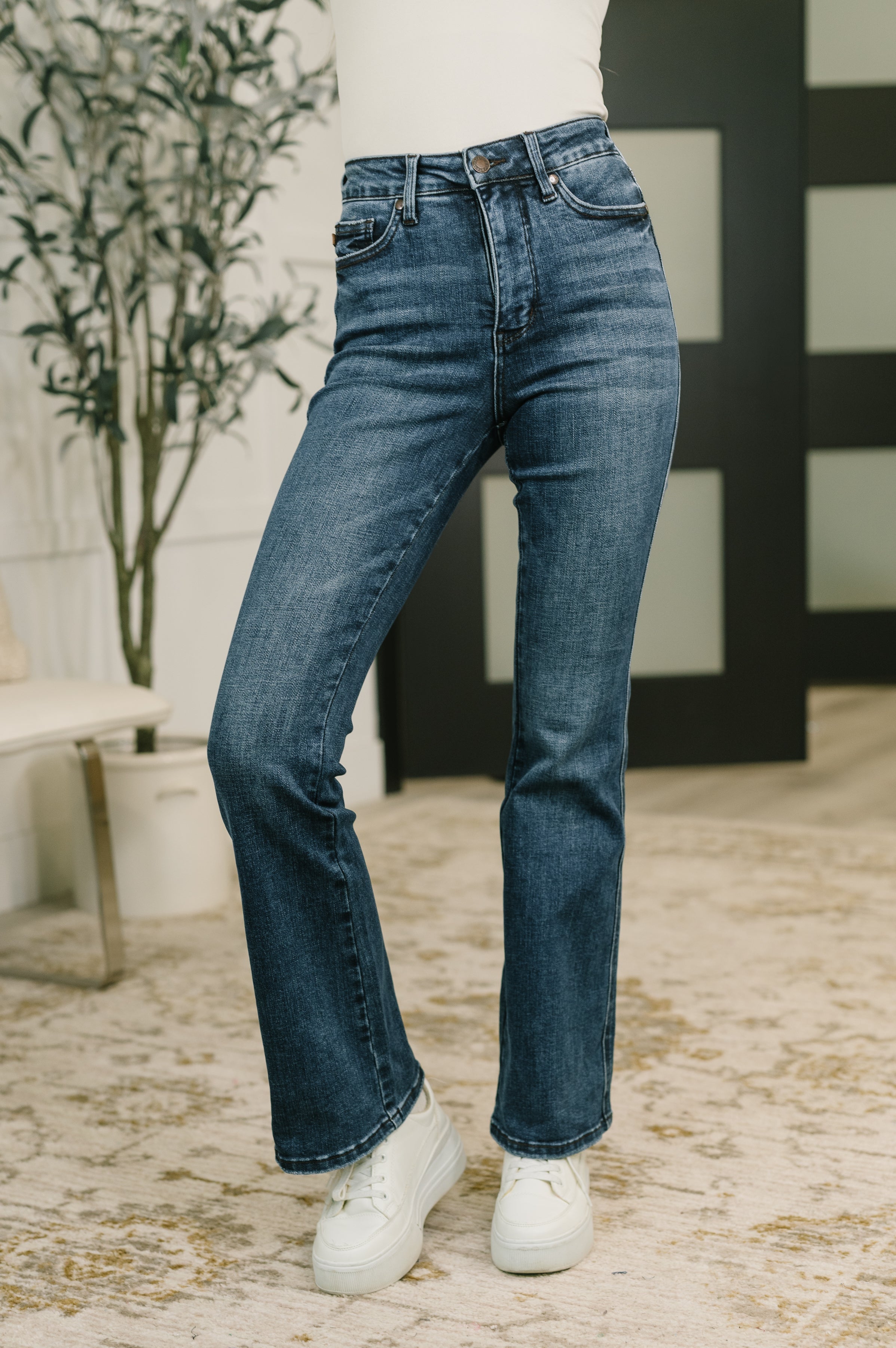 Judy Blue Jeans, Tummy Control Denim, High Waist Bootcut, Slimming Jeans, Dark Wash Denim, Camille Jeans, Comfortable Stretch Jeans, Women's Bootcut Denim