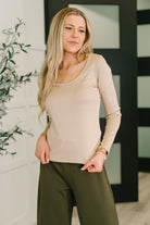 Sand colored shirt