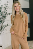 ribbed knit sweater