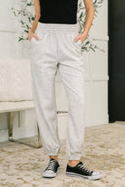 scuba joggers, heather grey sweatpants, high stretch loungewear, women's designer joggers, premium athletic bottoms, comfortable street style, grey scuba pants, Every Second joggers