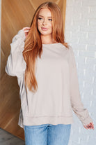 relaxed fit long sleeve