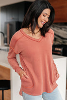soft ribbed knit top