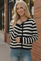 Black and Cream Cardigan