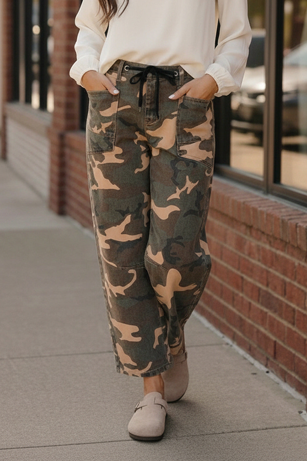 Wide Leg Cargo Pants