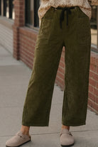 Wide Leg Cargo Trousers