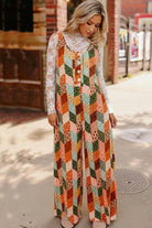 Wide Leg Sleeveless Jumpsuit