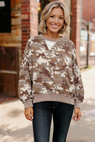 Long Sleeve Camouflage Pullover