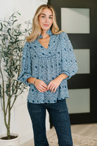  Floral Babydoll Blouse,