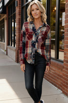 rustic flannel shirt