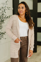 open front cardigan