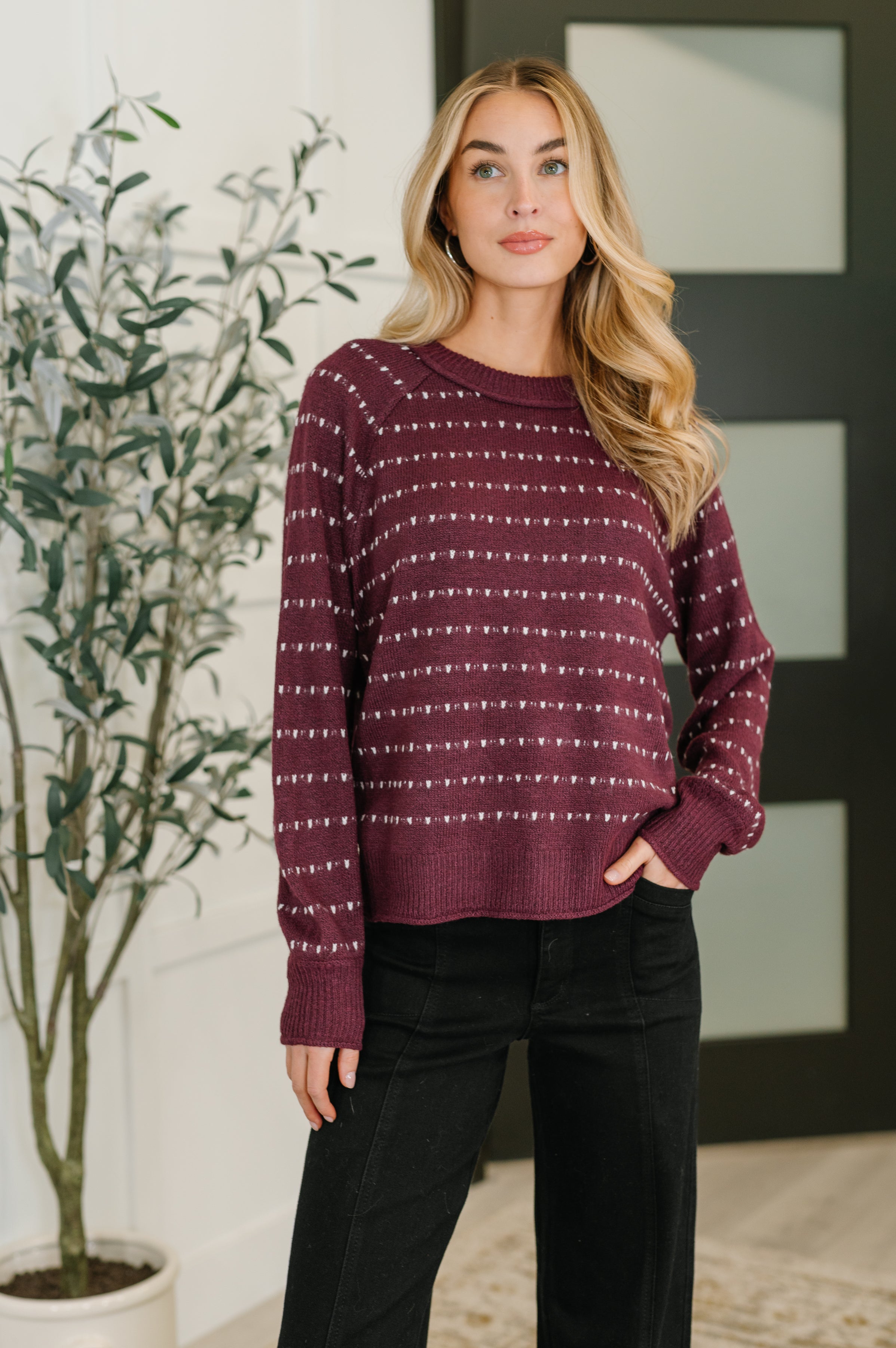 Long Sleeve Knit Top