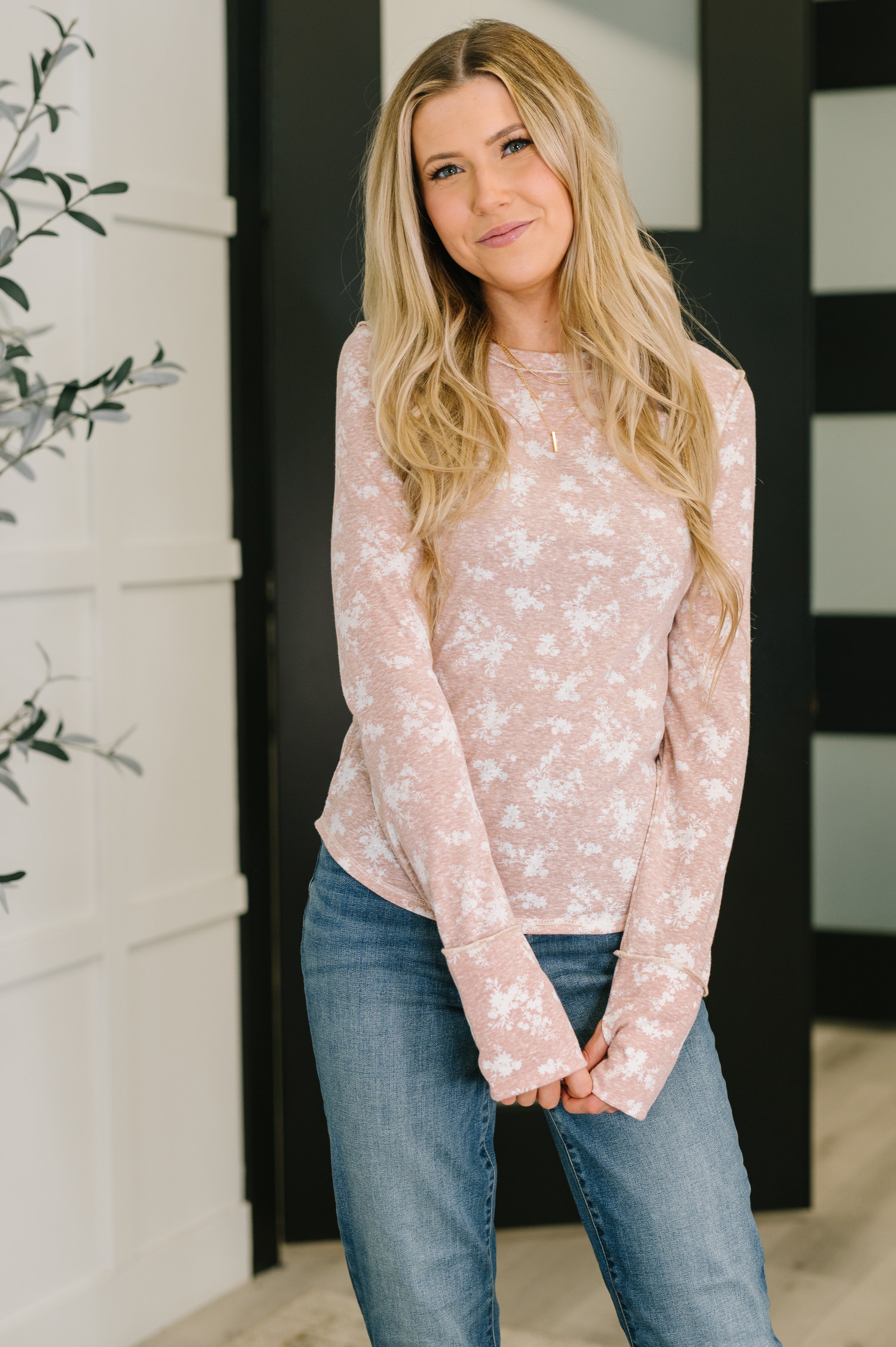 Women's long sleeve top