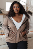 French Terry Zip Up Hoodie