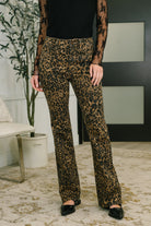 Judy Blue Jeans, Leopard Print Bootcut, High Waisted Animal Print Jeans, Roxy Leopard Jeans, Stretch Bootcut Denim, Women's Printed Jeans, Judy Blue Roxy