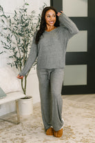 Heathered Knit Two-Piece Set
