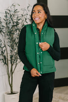 Hunter Green Puffer Vest