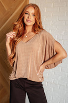 V-neck top