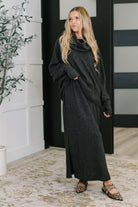 Waffle Knit Dress Set