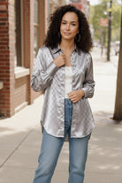 Women's Checkered Detail Shirt